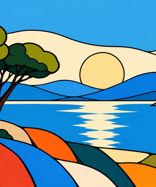 Mediterranean Landscape #43 by Marina Krylova