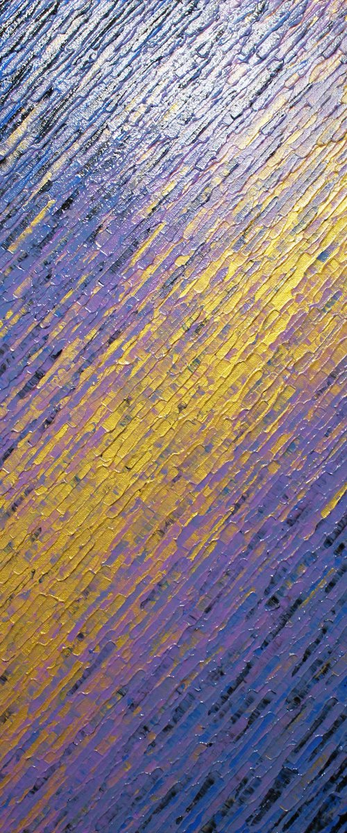 Gold blue purple knife texture by Jonathan Pradillon