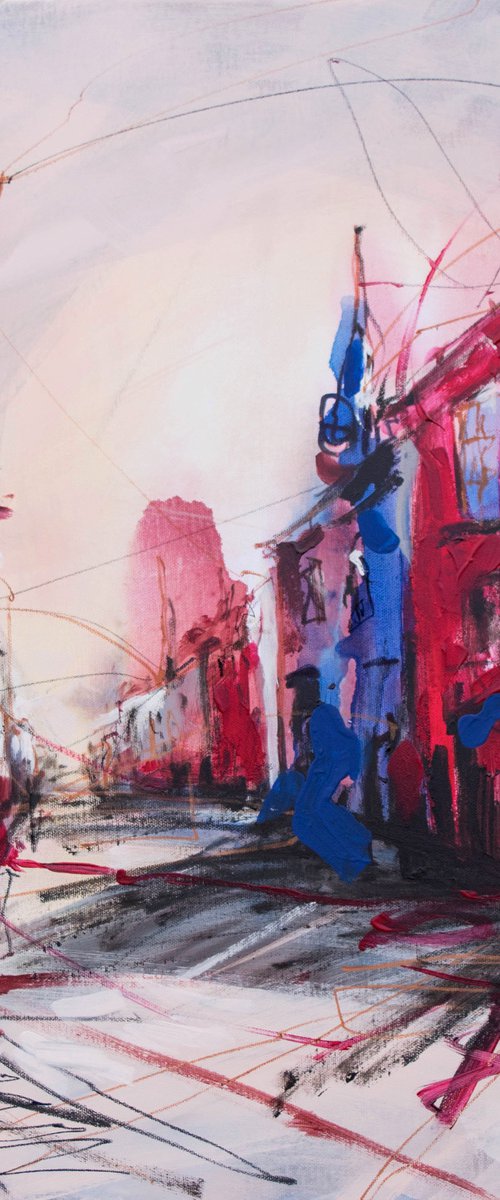 Canary streets. Tenerife, Red and blue by Volha Belevets