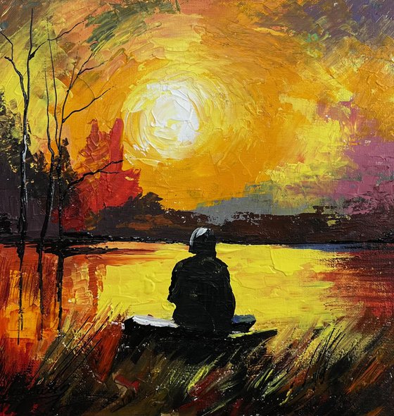 Meditation at Sunset