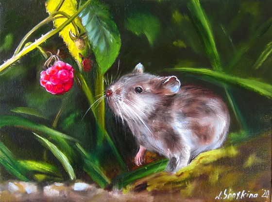 Mouse Painting Cute Animals