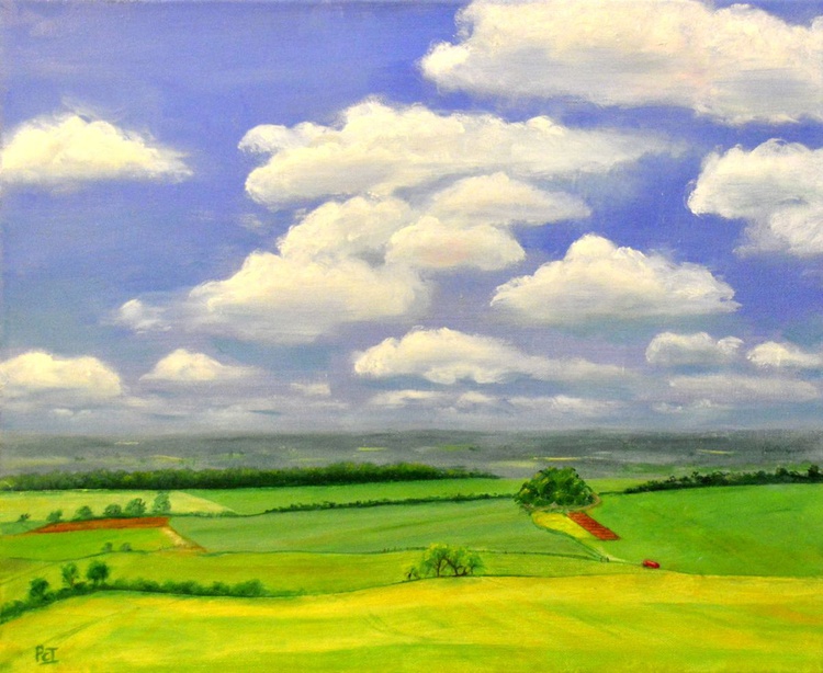 From Garrowby Hill No2 By Peter Ingram Artfinder