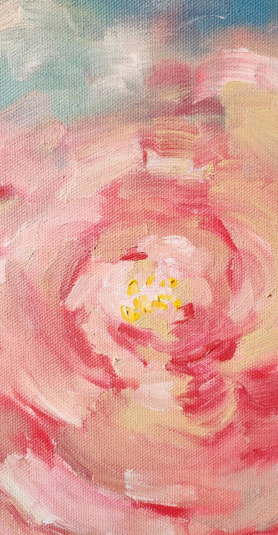 "Song" - Peony - Abstract