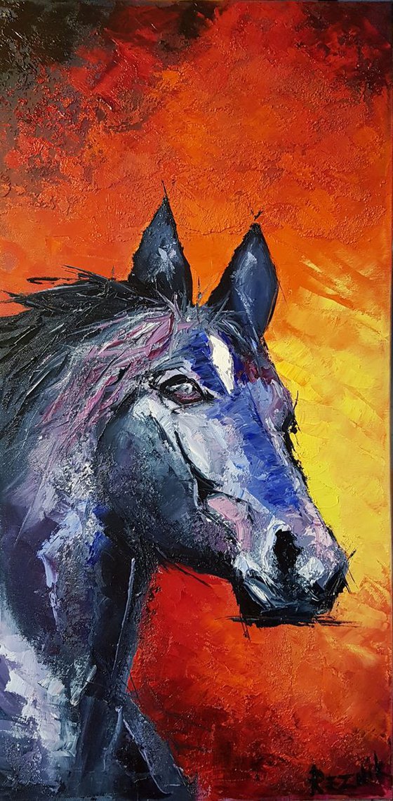 Horse 30*60 cm