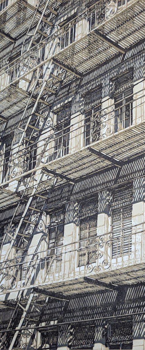 Fell Street Fire Escapes by Alexandra Buckle