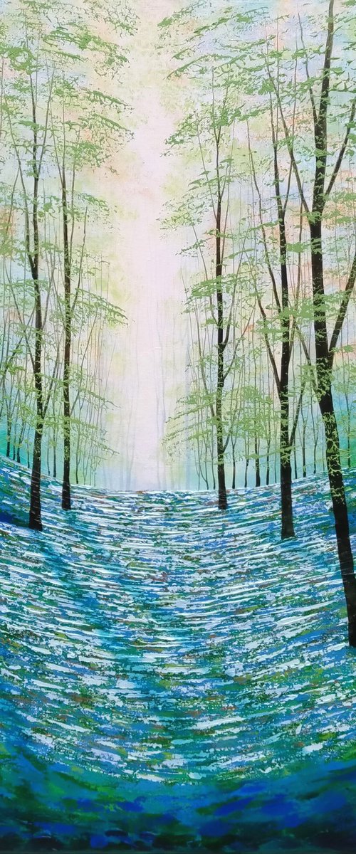 Sylvan Blue, Wildflower Wood by Amanda Horvath