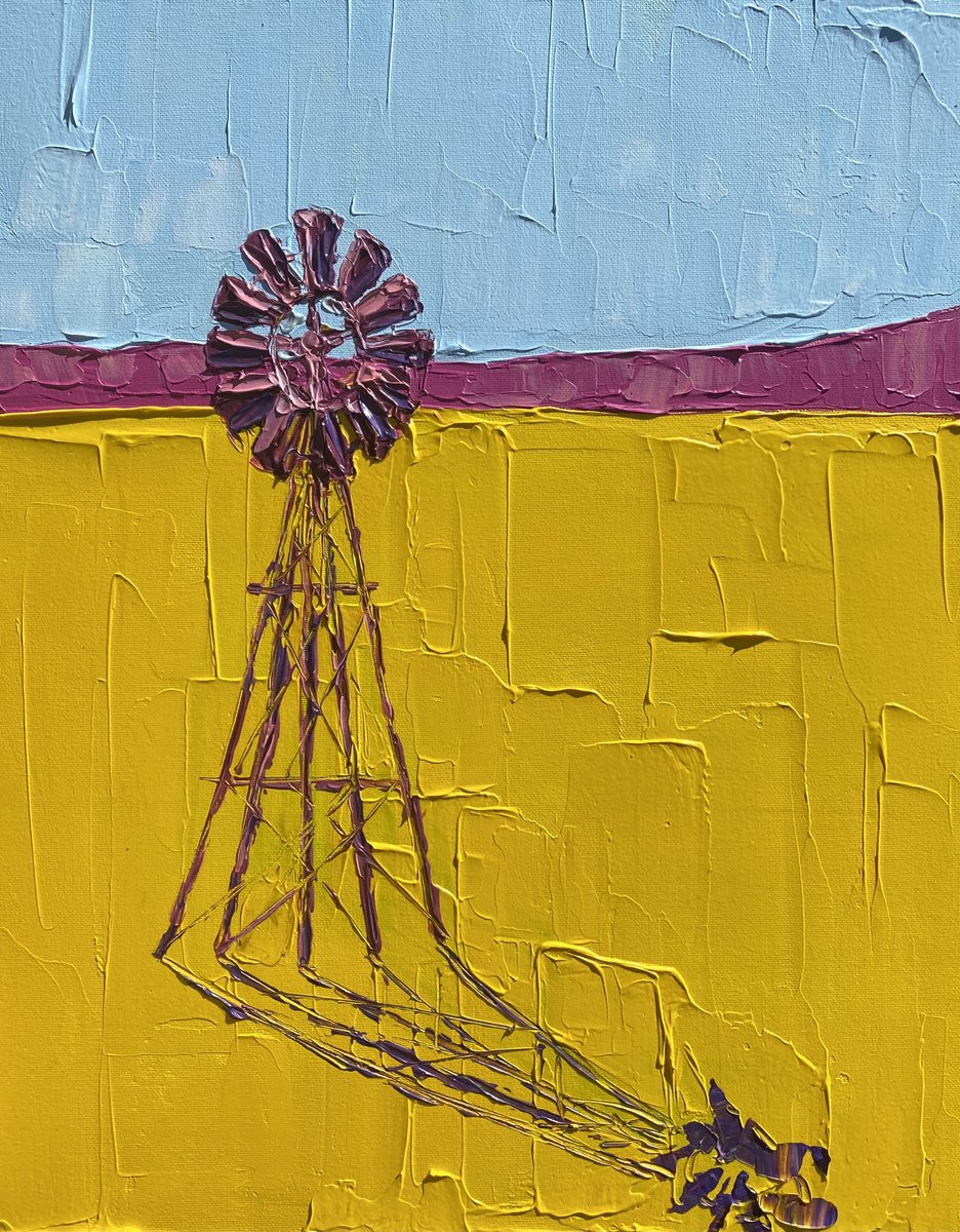  Southern Cross Windmill By Guzaliya Xavier, 16 X 20, Artwork For Sale On Artfinder
