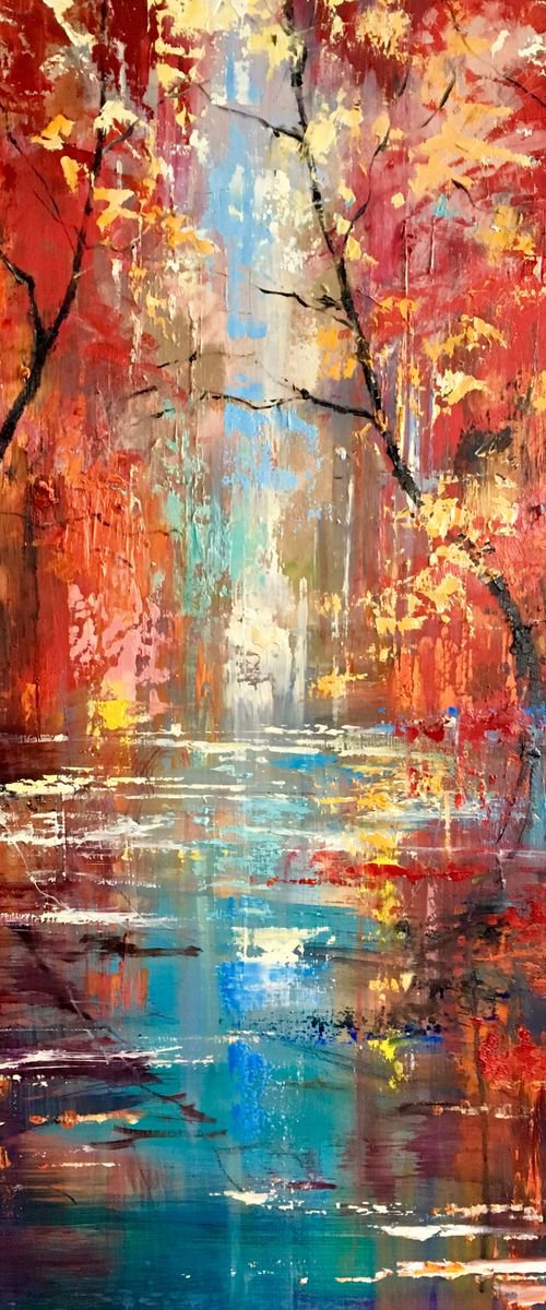 "Autumn River' by Ewa Czarniecka