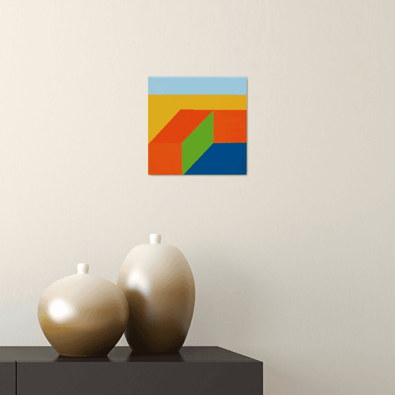 Geometric landscape color theory