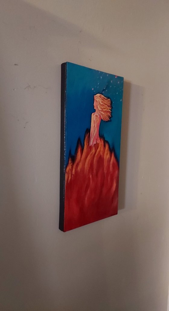 Life of a Flame. New painting