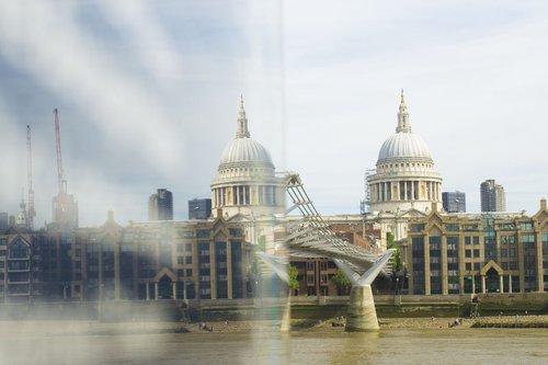 I can see two St. Paul's ;-s  2/20 12"X8" by Laura Fitzpatrick