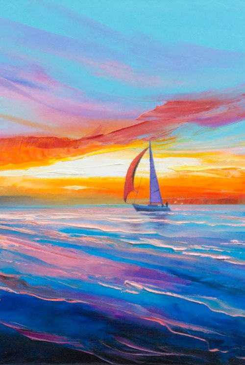 MARINE SUNSET by Oleksii Vylusk
