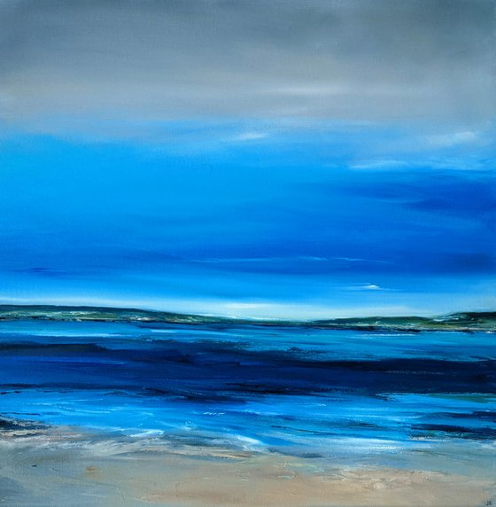 Abstract Blue Seascape