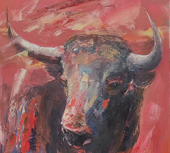 Red Bull(50x60cm oil/canvas)