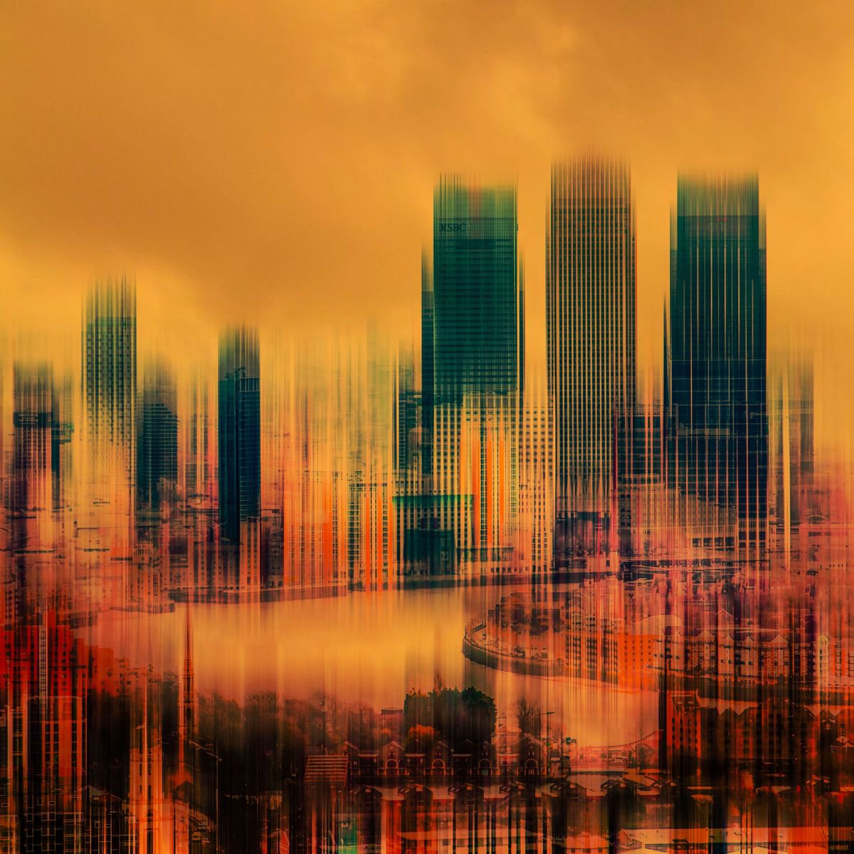 Abstract London: Canary Wharf 2 by Graham Briggs