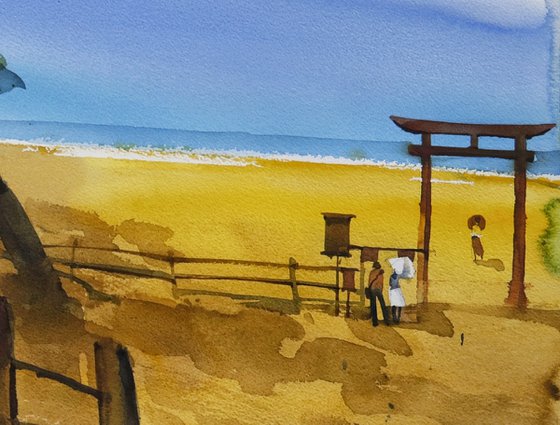 Sea, sand, shrine and pines