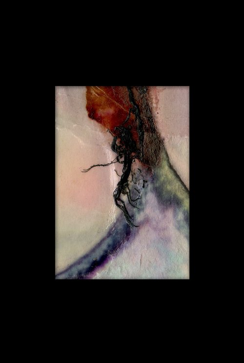 Nature's Mysteries 1 -  Mixed Media Abstract Painting by Kathy Morton Stanion by Kathy Morton Stanion