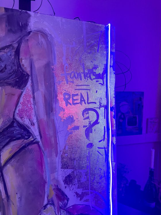 Fantasy and Real - Neon LED Painting