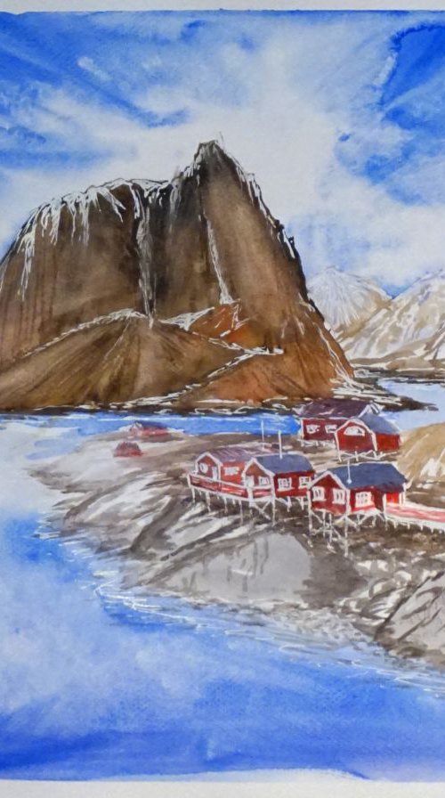 Norwegian village by Yulia Schuster