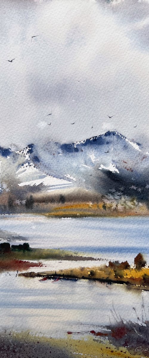 Mountain river #39 by Eugenia Gorbacheva