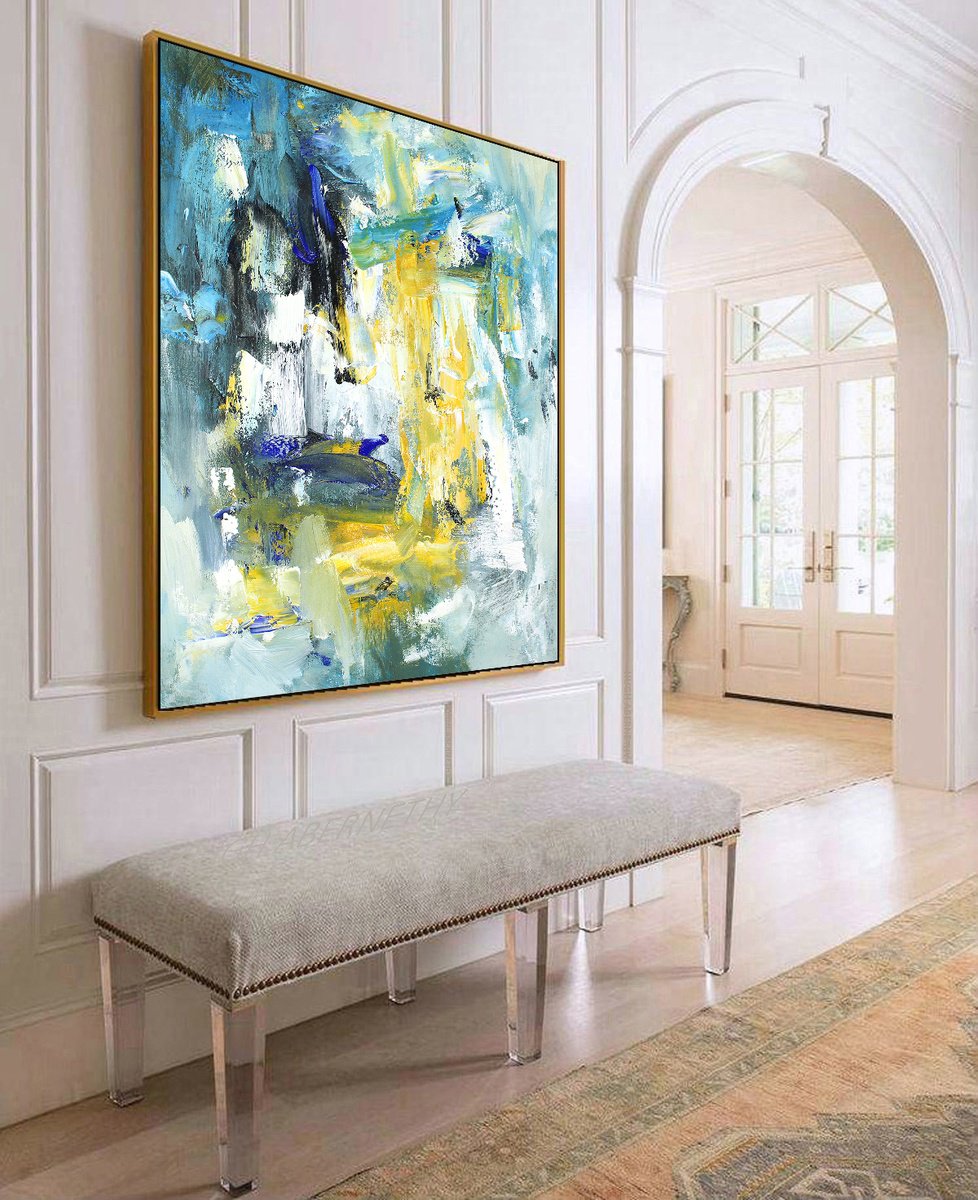 Pousioo By Hugh Abernethy, 36 X 36, Artwork For Sale On Artfinder