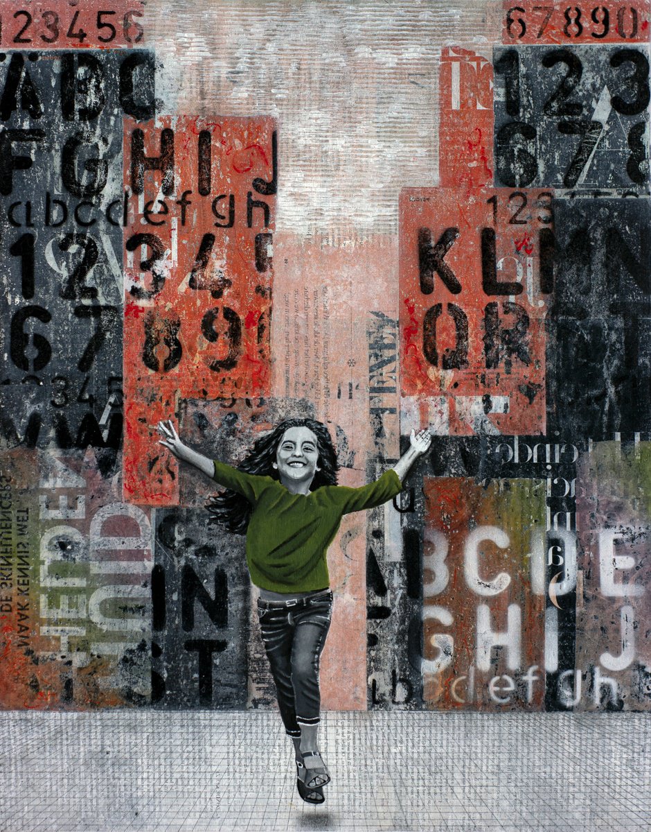 Urban And Pop Painting , True North By Db Waterman, 20 X 26, Artwork For Sale On Artfinder