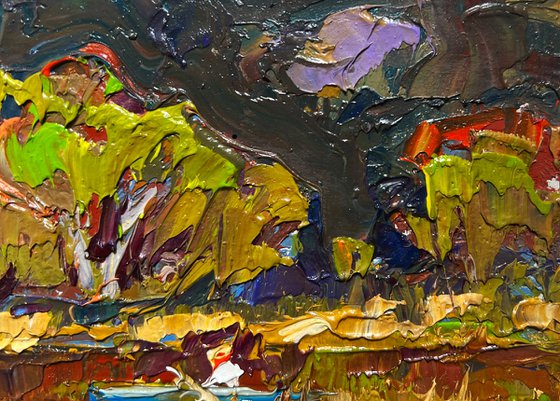 Going fishing after the rain