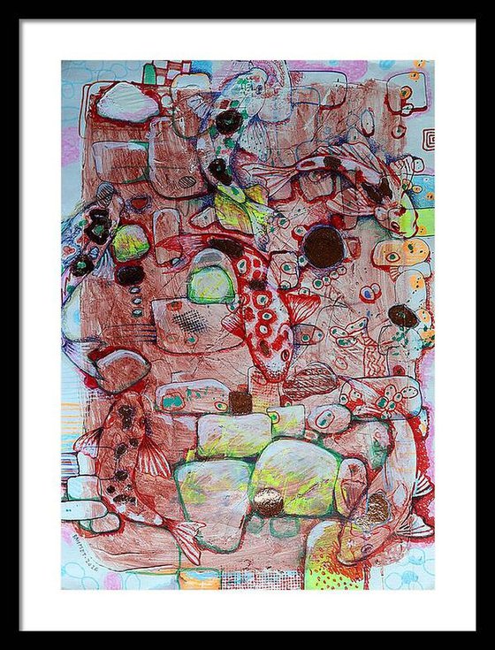 Fantasy with Flowers 334  paper 59x42cm