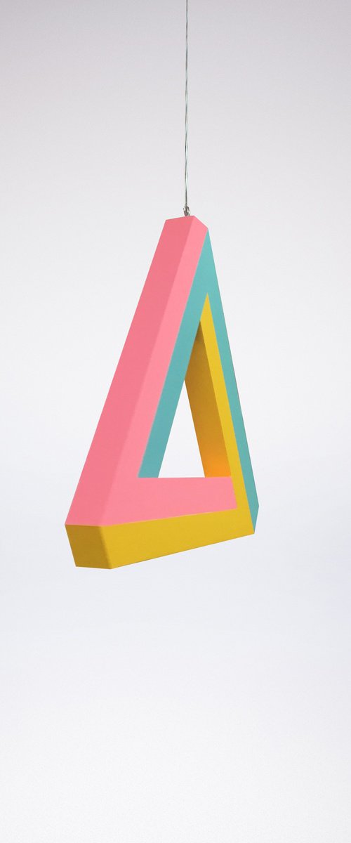 Penrose, spinning triangle, impossible geometry by Jessica Moritz