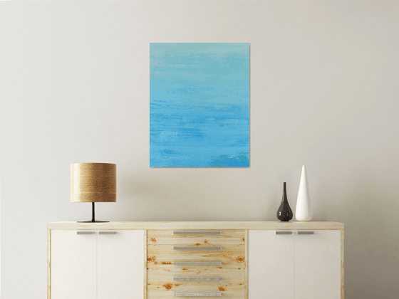 Soft Blues - Modern Abstract Seascape