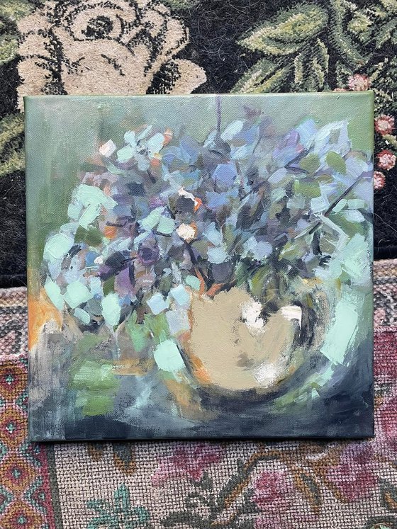 Hydrangea in vase