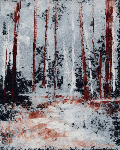Winter Woods 15 by Valerie Berkely