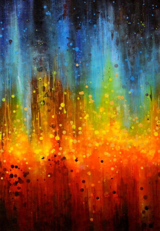 The Unseen #2 - Large original abstract painting