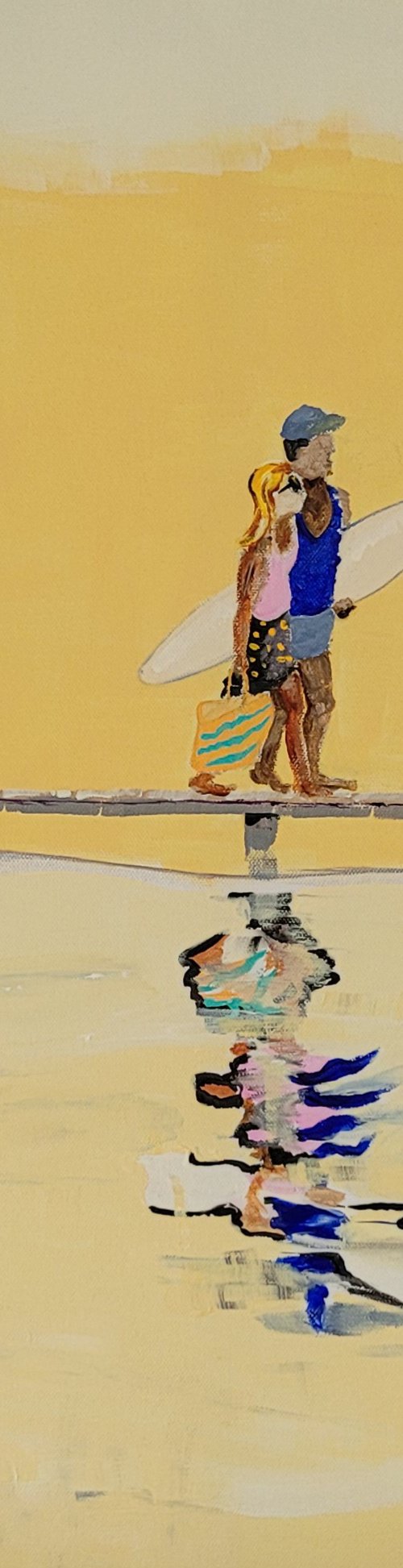 Jetty to the beach by Kathrin Flöge