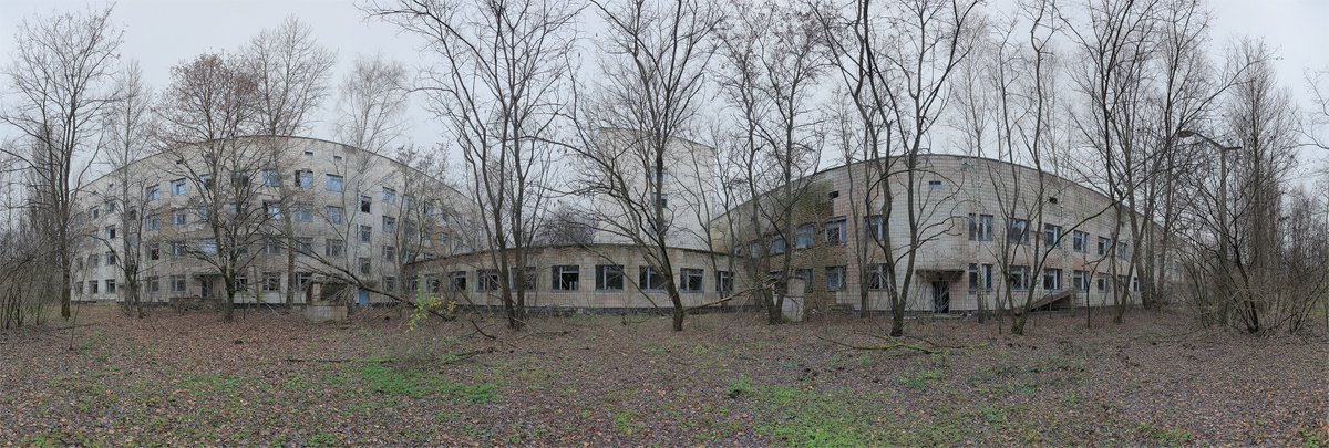 #73. Pripyat Hospital Yard 1 - Original size by Stanislav Vederskyi