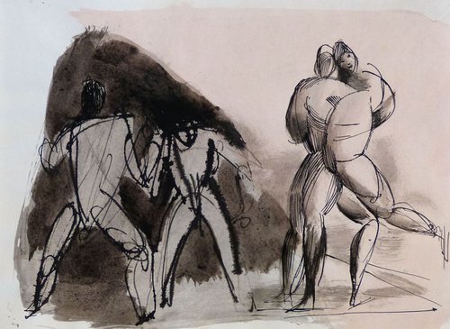 Martial Arts, 21x29 cm by Frederic Belaubre