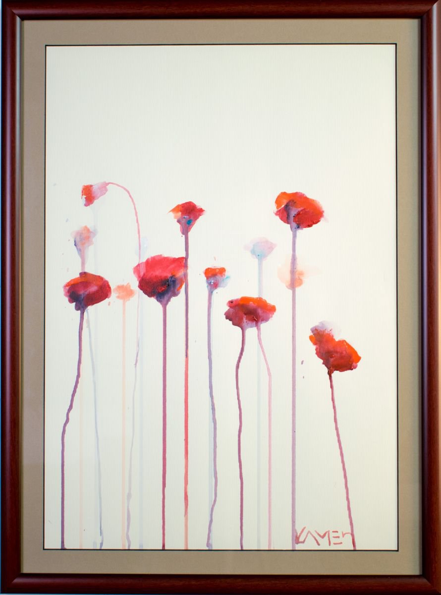 Silent Poppies 7 by Kamen Trifonov