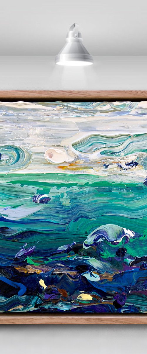 'Coastal no.40' - 12x12" by Tatiana Georgieva