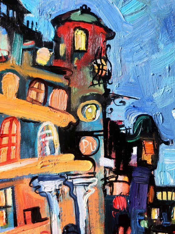 Evening. Paris.