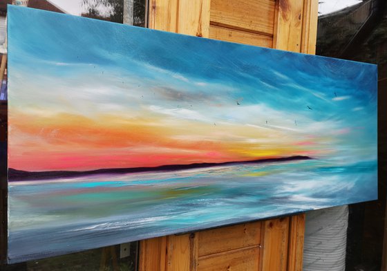 Rejuvenation - seascape, emotional, panoramic