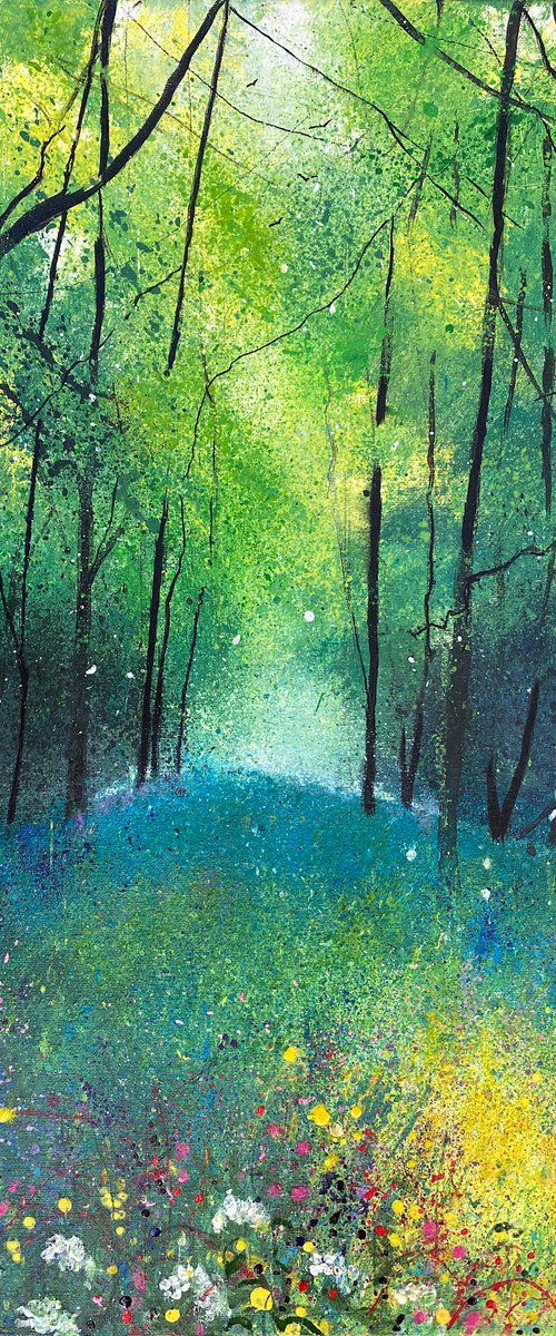 Early Summer Woodland Wildflowers by Teresa Tanner