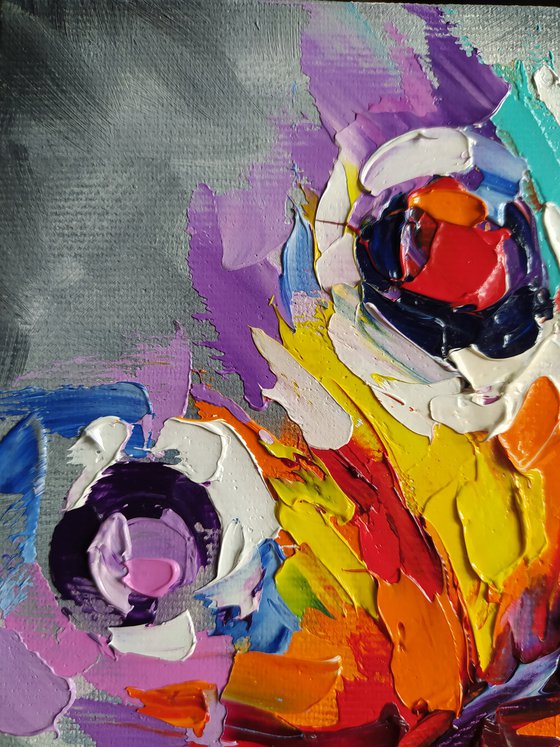 Beautiful butterfly - butterfly, insects, oil painting, butterfly oil, butterfly art, gift, art