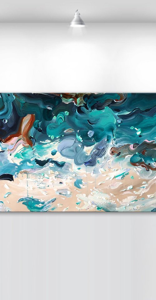 'Silentium aestus' - 60x20" by Tatiana Georgieva