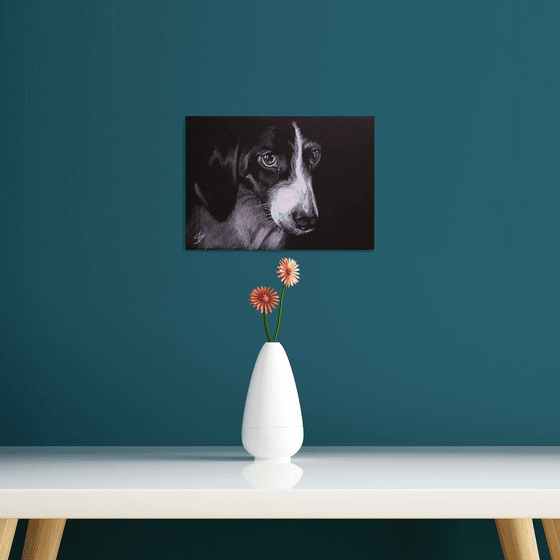 Portrait of dog 2 /  ORIGINAL PAINTING
