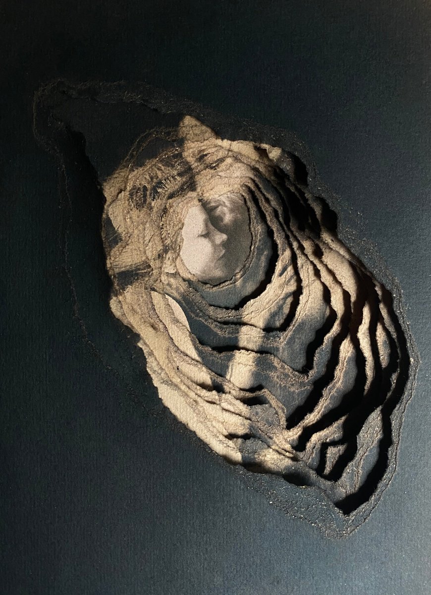 Illustrative Portrait Photograph By Ramona Zordini, 6 X 8", Guideline Routine 8, Original Artwork