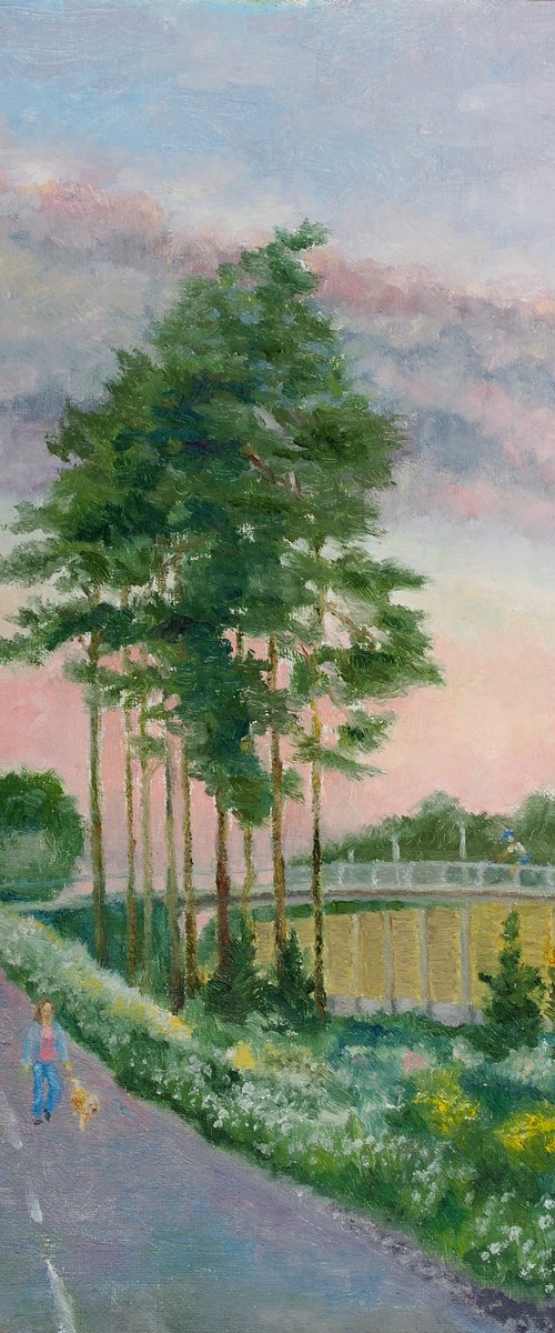 Evening Walk by Juri Semjonov