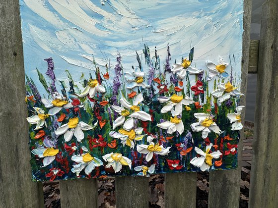 Wild Flowers deep impasto