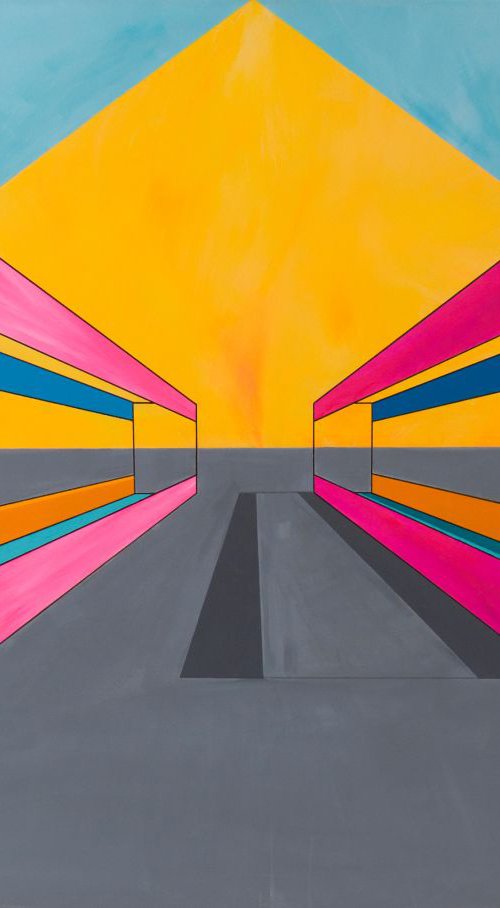 "The Gates Of The Unconscious: piece 3" by Lili A Phelouzat