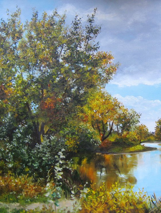 Autumn Riverside View