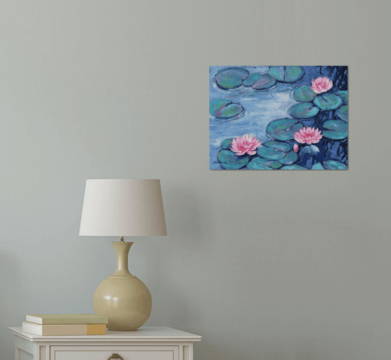 Pink Waterlilies
